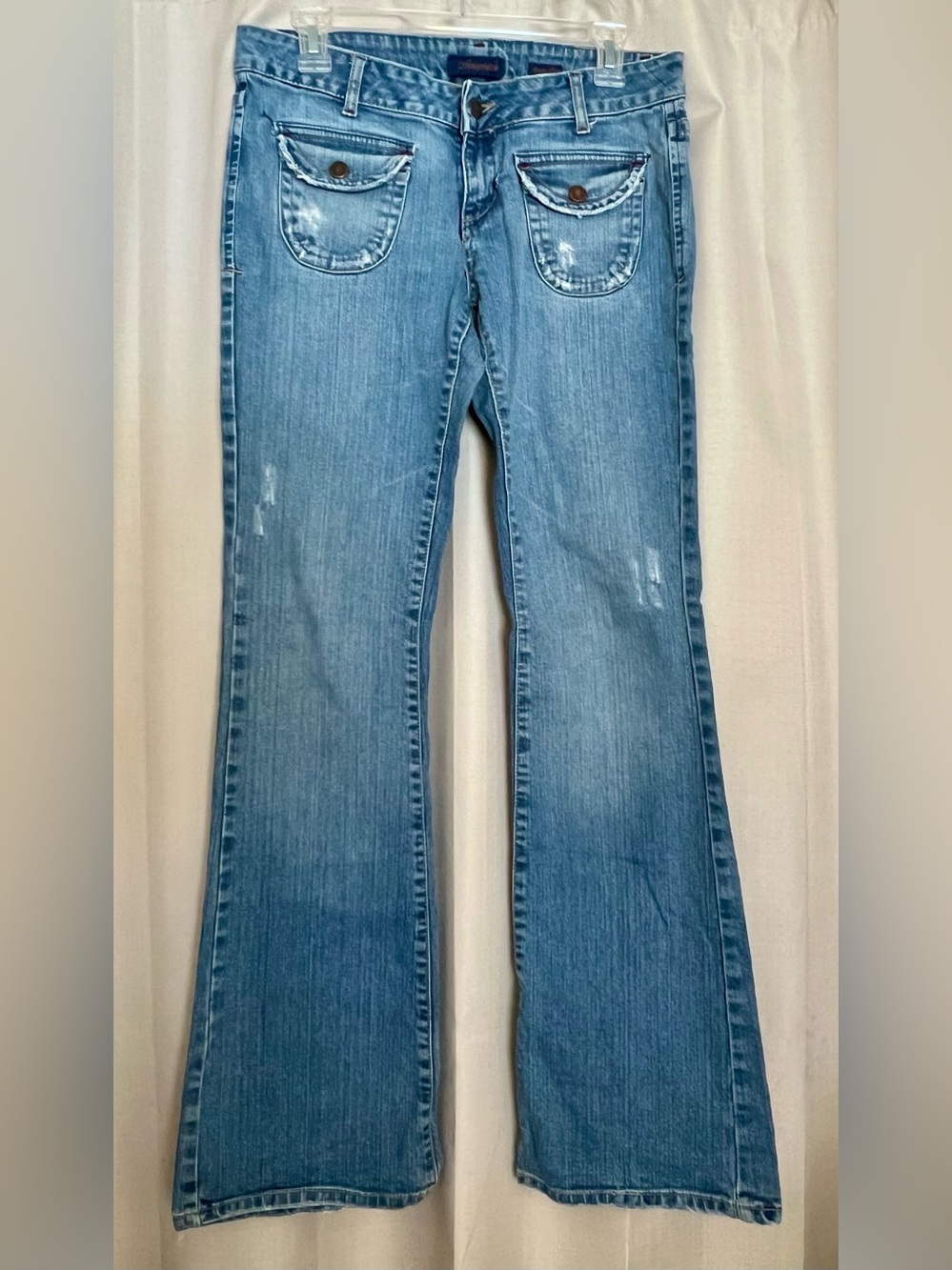 Aeropostale Street Flare Women’s 5/6L Y2K Distressed Flare Jeans Low Rise